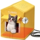 Yellow Heated Cat House