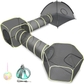 5PC Cat Play Tents（House Playpen Cube Tunnel）