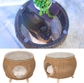 Nature Rattan Igloo Glass Top