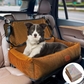 Brown-Large Dog Car Seat